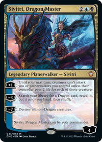 Sivitri, Dragon Master - Commander: Dominaria United (DMC) #43 - Mythic Magic: The Gathering Trading Card