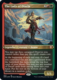 The Lady of Otaria (Foil Etched) - Commander: Dominaria United (DMC) #57 - Mythic Magic: The Gathering Trading Card