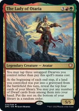 The Lady of Otaria trading card from Commander: Dominaria United The Lady of Otaria - Commander: Dominaria United Magic: The Gathering trading card