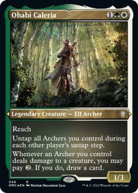 Ohabi Caleria (Foil Etched) - Commander: Dominaria United (DMC) #58 - Rare Magic: The Gathering Trading Card