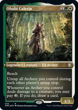 Ohabi Caleria (Foil Etched) trading card from Commander: Dominaria United Ohabi Caleria (Foil Etched) - Commander: Dominaria United Magic: The Gathering trading card