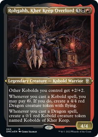 Rohgahh, Kher Keep Overlord (Foil Etched) - Commander: Dominaria United (DMC) #63 - Rare Magic: The Gathering Trading Card