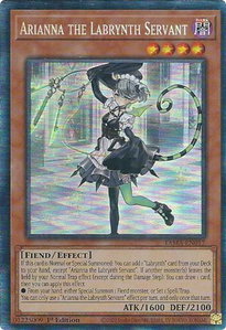 Arianna the Labrynth Servant (CR) - Tactical Masters (TAMA) #TAMA-EN017 - Collector's Rare YuGiOh Trading Card