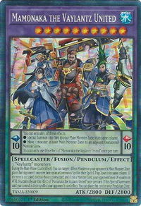 Mamonaka the Vaylantz United (CR) - Tactical Masters (TAMA) #TAMA-EN009 - Collector's Rare YuGiOh Trading Card