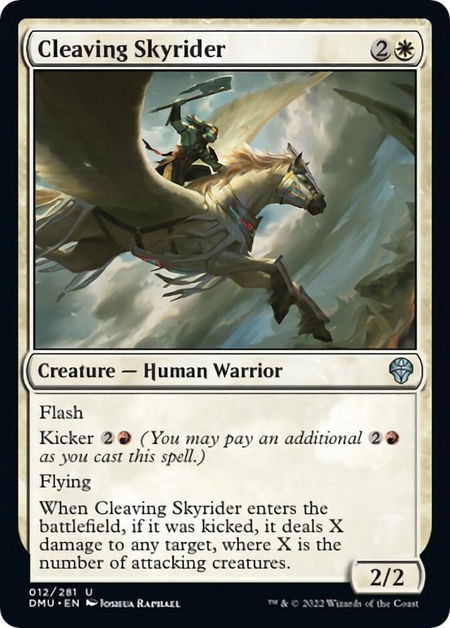 Cleaving Skyrider - Dominaria United Magic: The Gathering trading card
