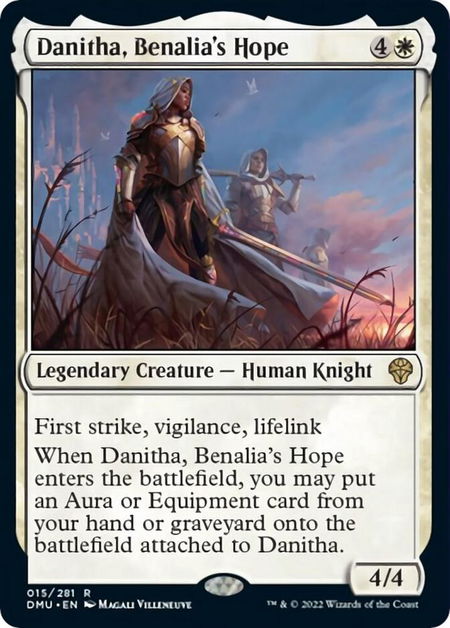 Danitha, Benalia's Hope - Dominaria United Magic: The Gathering trading card