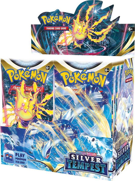 Silver Tempest Booster Box trading card from SWSH12: Silver Tempest Silver Tempest Booster Box - SWSH12: Silver Tempest Pokémon trading card