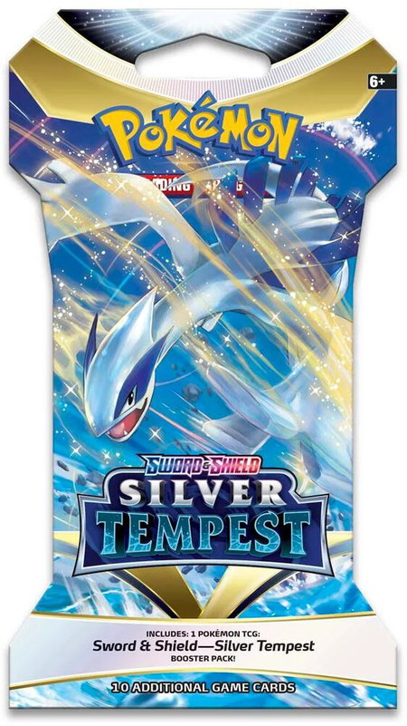 Silver Tempest Sleeved Booster Pack trading card from SWSH12: Silver Tempest Silver Tempest Sleeved Booster Pack - SWSH12: Silver Tempest Pokémon trading card