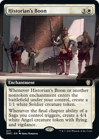 Historian's Boon (Extended Art) - Commander: Dominaria United (DMC) #71 - Rare Magic: The Gathering Trading Card