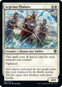 Argivian Phalanx - Dominaria United (DMU) #5 - Common Magic: The Gathering Trading Card