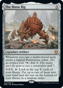 The Mana Rig - Commander: Dominaria United (DMC) #28 - Mythic Rare Magic: The Gathering Trading Card