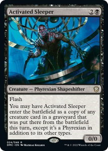 Activated Sleeper - Commander: Dominaria United (DMC) #24 - Rare Magic: The Gathering Trading Card