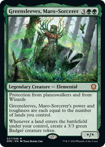 Greensleeves, Maro-Sorcerer - Commander: Dominaria United (DMC) #27 - Mythic Rare Magic: The Gathering Trading Card