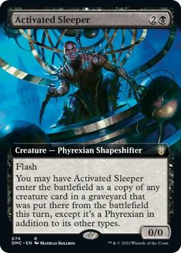 Activated Sleeper (Extended Art) - Commander: Dominaria United Magic: The Gathering trading card