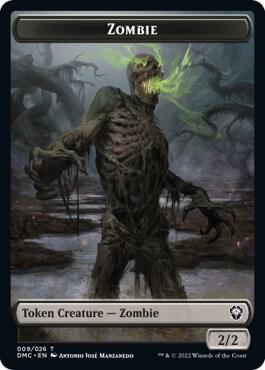 Zombie Token - Commander: Dominaria United Magic: The Gathering trading card