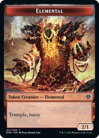 Elemental Token - Dominaria United (DMU) #11 - Token Magic: The Gathering Trading Card