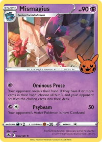 Mismagius - Trick or Trade BOOster Bundle (TTBB) #059/189 - Promo Pokémon Trading Card