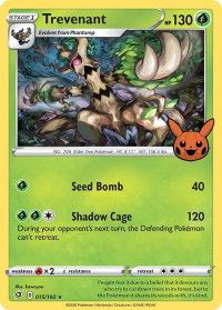 Trevenant - Trick or Trade BOOster Bundle (TTBB) #015/192 - Promo Pokémon Trading Card