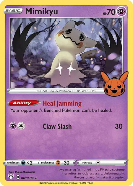 Mimikyu - Trick or Trade BOOster Bundle Pokémon trading card