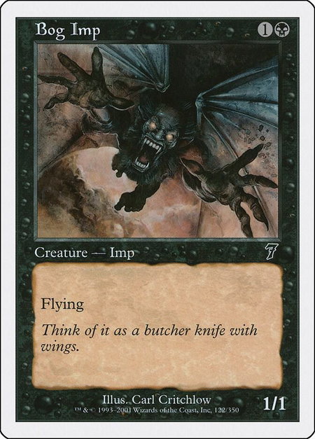 Bog Imp - 7th Edition Magic: The Gathering trading card