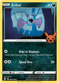 Zubat - Trick or Trade BOOster Bundle (TTBB) #089/163 - Promo Pokémon Trading Card