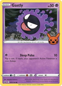 Gastly - Trick or Trade BOOster Bundle (TTBB) #055/198 - Promo Pokémon Trading Card