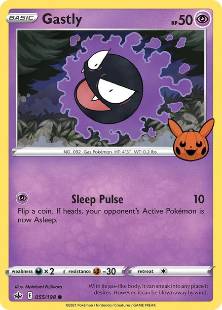 Gastly - Trick or Trade BOOster Bundle Pokémon trading card