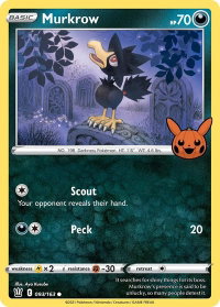 Murkrow - Trick or Trade BOOster Bundle (TTBB) #093/163 - Promo Pokémon Trading Card
