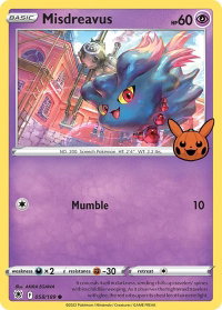 Misdreavus - Trick or Trade BOOster Bundle (TTBB) #058/189 - Promo Pokémon Trading Card