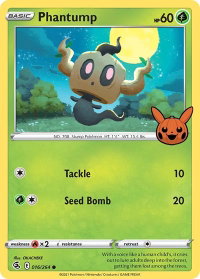 Phantump - Trick or Trade BOOster Bundle (TTBB) #016/264 - Promo Pokémon Trading Card