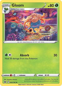 Gloom - SWSH11: Lost Origin (SWSH11) #002/196 - Uncommon Pokémon Trading Card