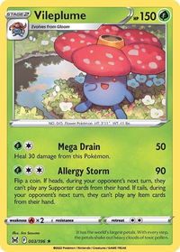Vileplume - SWSH11: Lost Origin (SWSH11) #003/196 - Holo Rare Pokémon Trading Card