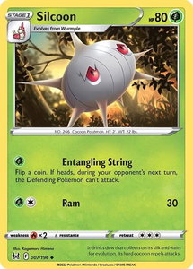 Silcoon - SWSH11: Lost Origin (SWSH11) #007/196 - Uncommon Pokémon Trading Card