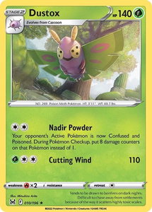 Dustox - SWSH11: Lost Origin (SWSH11) #010/196 - Rare Pokémon Trading Card