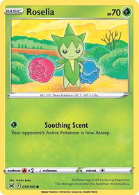 Roselia - SWSH11: Lost Origin (SWSH11) #014/196 - Common Pokémon Trading Card