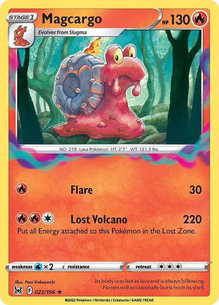 Magcargo - SWSH11: Lost Origin Pokémon trading card