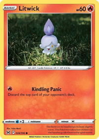 Litwick - SWSH11: Lost Origin (SWSH11) #024/196 - Common Pokémon Trading Card