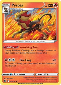Pyroar - SWSH11: Lost Origin (SWSH11) #029/196 - Holo Rare Pokémon Trading Card