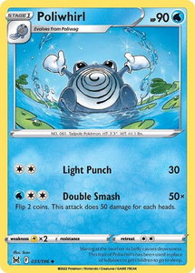 Poliwhirl - SWSH11: Lost Origin (SWSH11) #031/196 - Uncommon Pokémon Trading Card