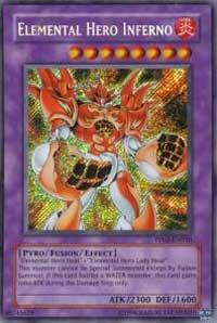 Elemental Hero Inferno - Premium Pack 2 YuGiOh trading card