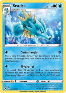 Seadra - SWSH11: Lost Origin (SWSH11) #036/196 - Uncommon Pokémon Trading Card
