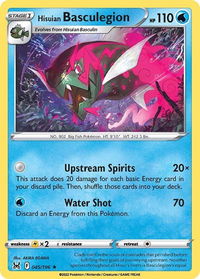 Hisuian Basculegion - SWSH11: Lost Origin (SWSH11) #045/196 - Holo Rare Pokémon Trading Card