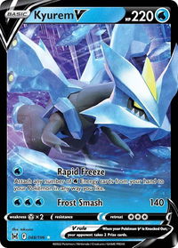 Kyurem V - SWSH11: Lost Origin (SWSH11) #048/196 - Ultra Rare Pokémon Trading Card