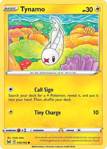 Tynamo - SWSH11: Lost Origin (SWSH11) #059/196 - Common Pokémon Trading Card