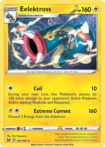 Eelektross - SWSH11: Lost Origin (SWSH11) #061/196 - Rare Pokémon Trading Card