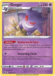 Gengar - SWSH11: Lost Origin (SWSH11) #066/196 - Holo Rare Pokémon Trading Card