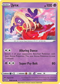 Jynx - SWSH11: Lost Origin (SWSH11) #068/196 - Common Pokémon Trading Card