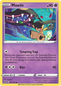 Mawile - SWSH11: Lost Origin (SWSH11) #071/196 - Common Pokémon Trading Card