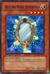 Healing Wave Generator - Crossroads of Chaos (CSOC) #CSOC-EN001 - Common / Short Print YuGiOh Trading Card