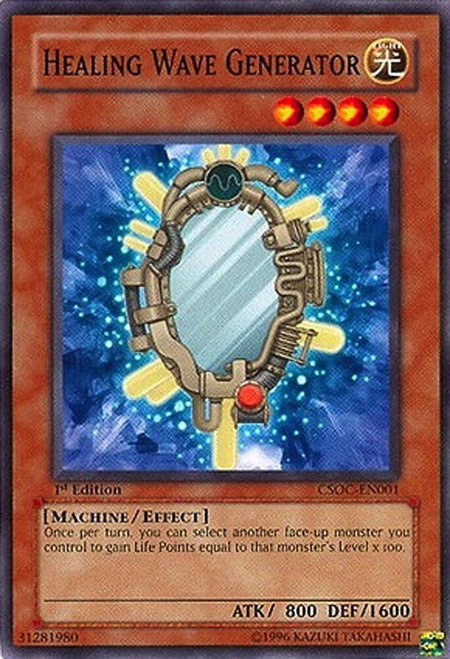 Healing Wave Generator - Crossroads of Chaos YuGiOh trading card